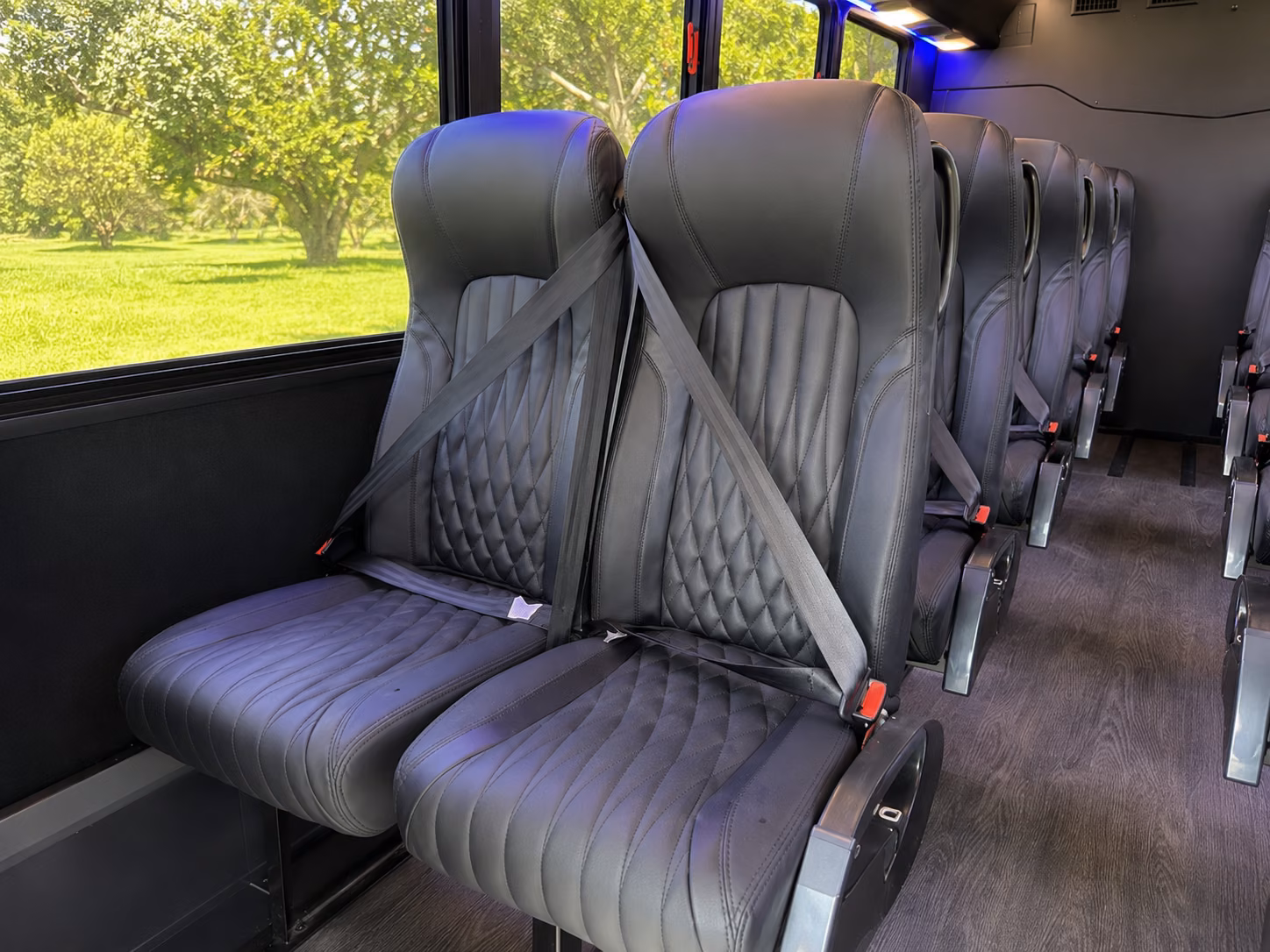 amarillo 15 passenger minibus interior