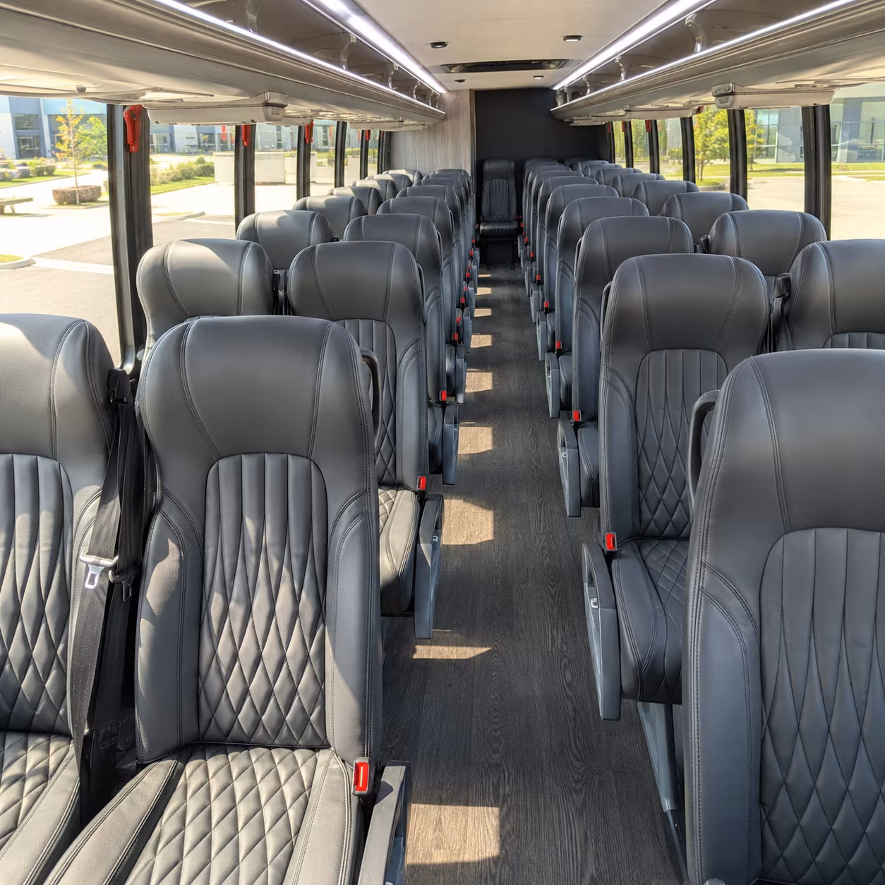 amarillo 28 passenger minibus interior