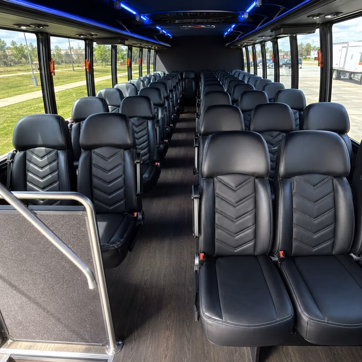 amarillo 30 passenger minibus inside
