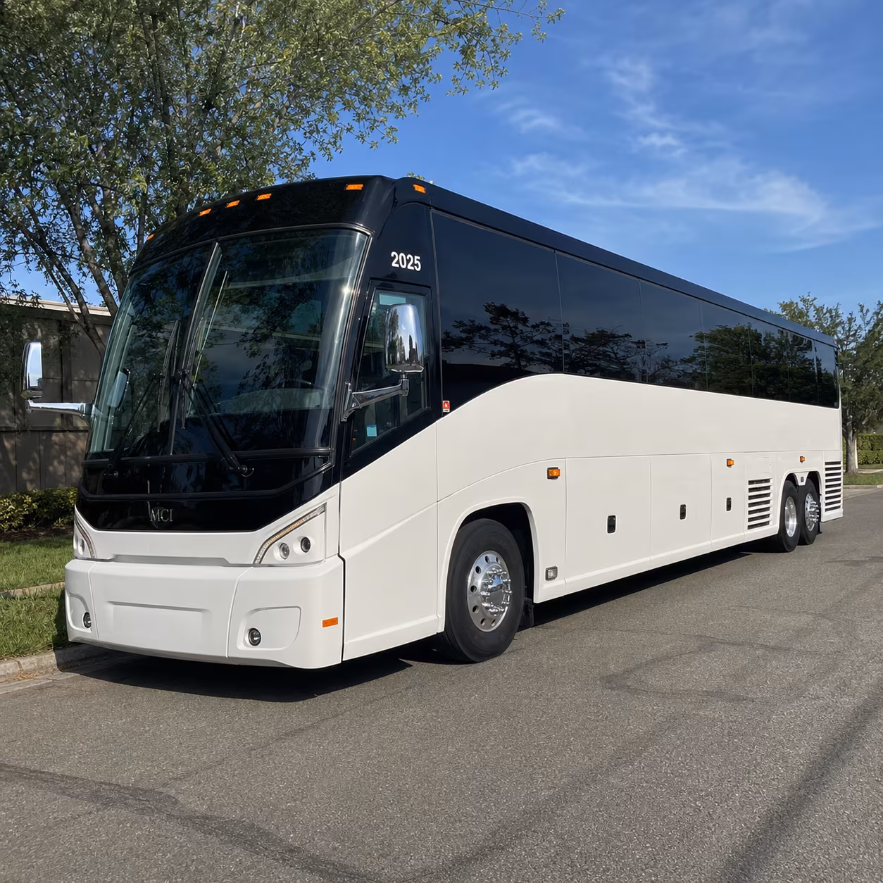 amarillo 56 passenger charter bus
