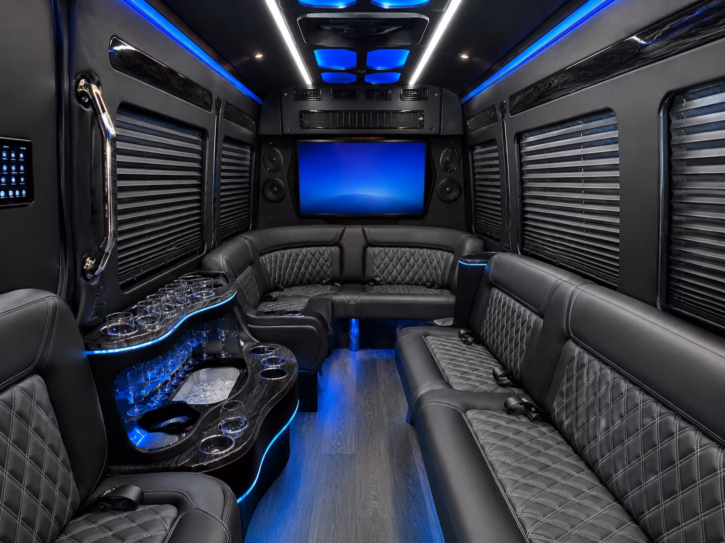 amarillo sprinter limousine inside