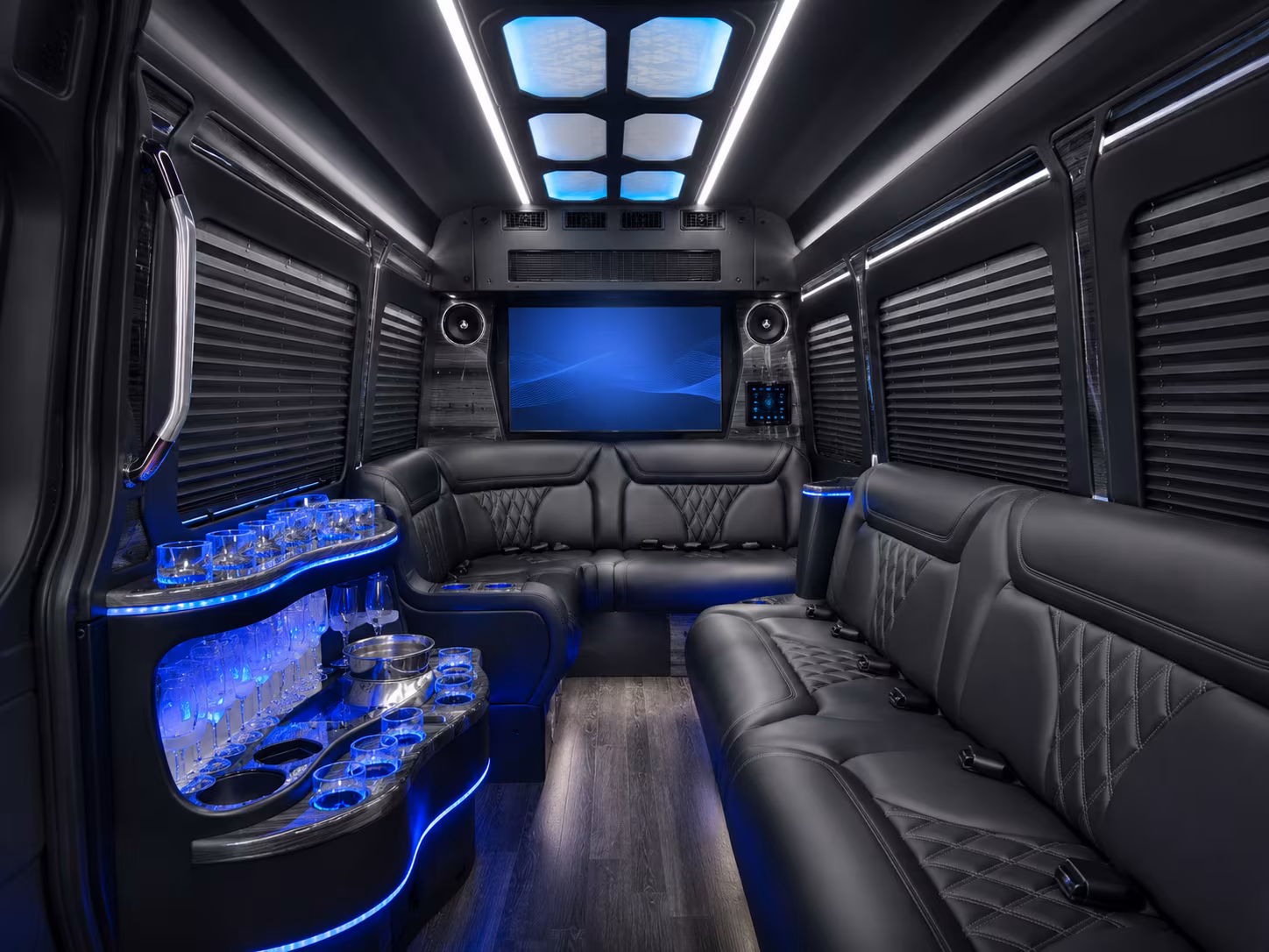 amarillo sprinter limousine interior
