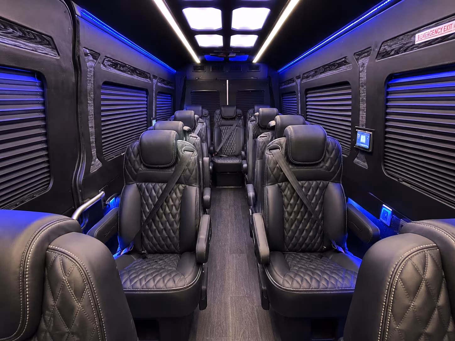 amarillo sprinter van with driver inside