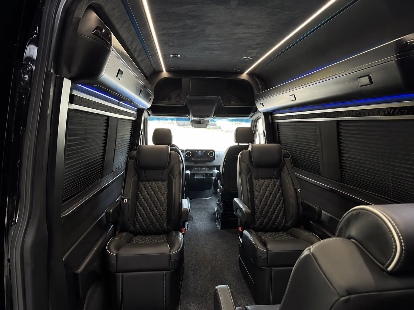 amarillo sprinter van with driver interior
