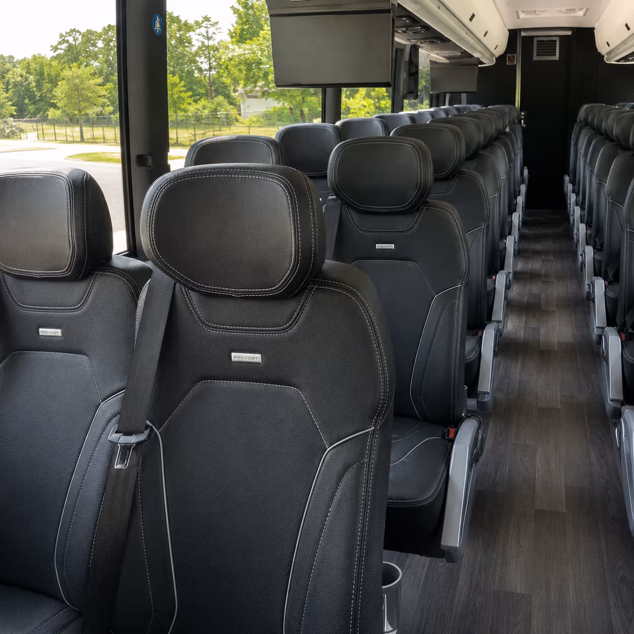 charter bus transfers between ama and west texas hotels conference centers