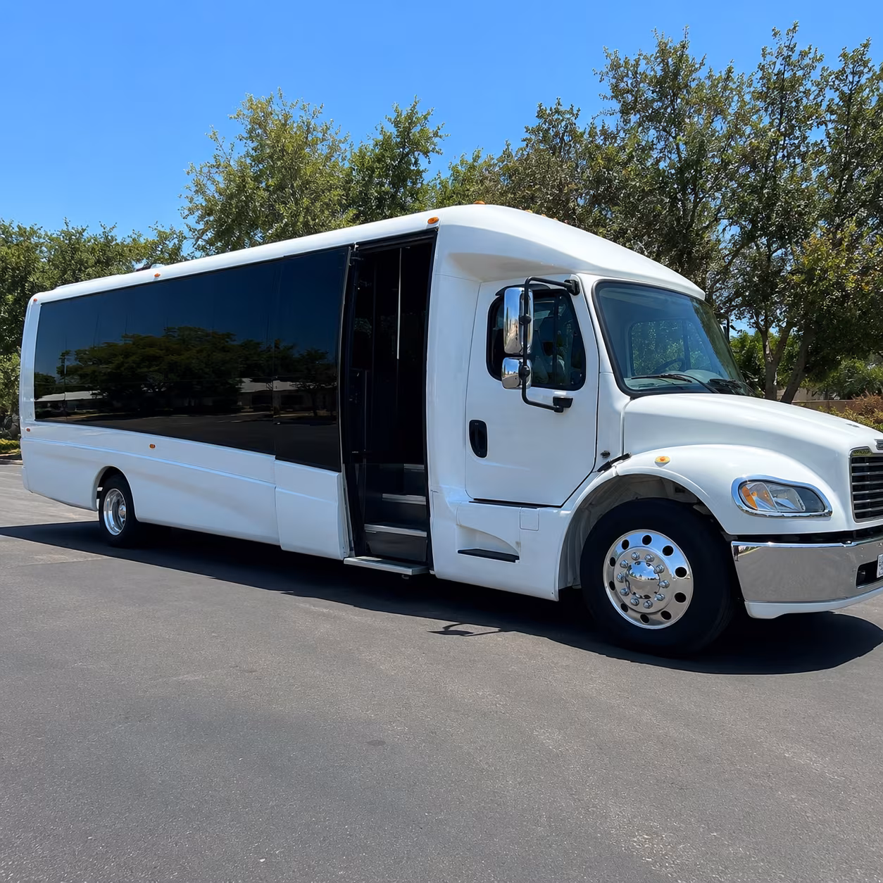 minibuses for amarillo bridal party and wedding party transportation