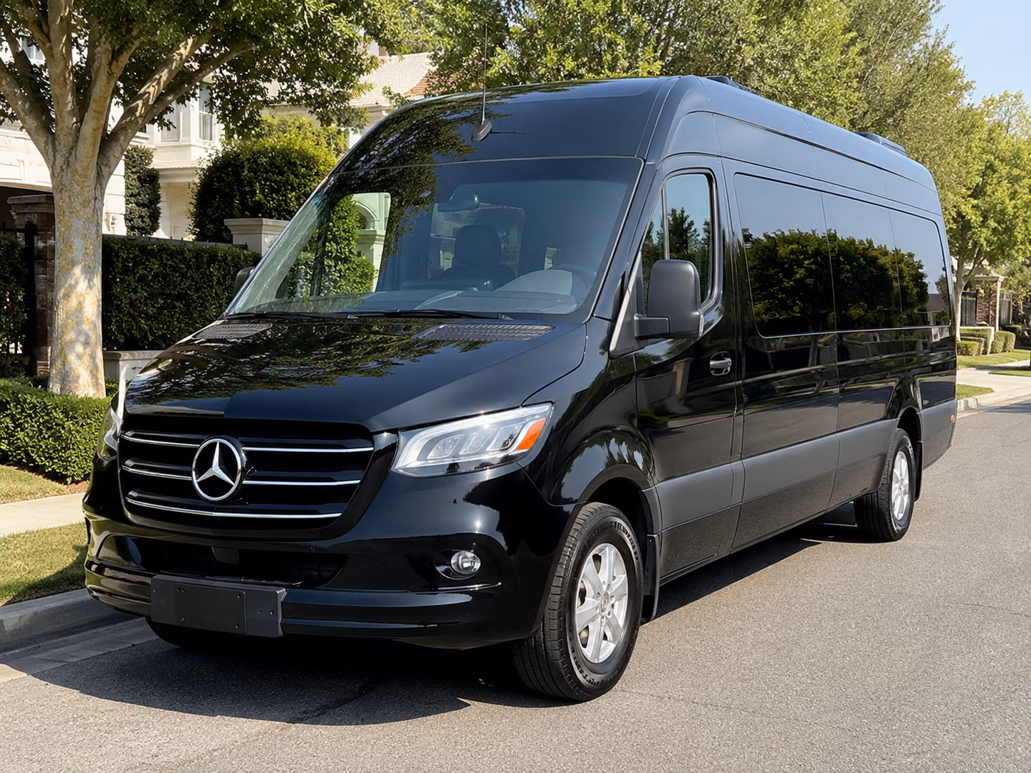 sprinter vans and shuttle buses for amarillo airport wedding transfers